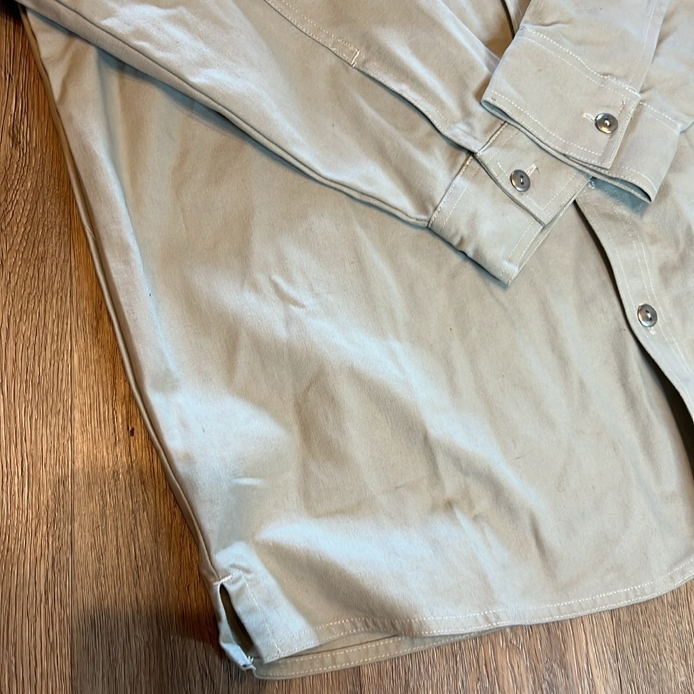 Vintage 90s Marlboro Gear Men's Button Up Long Sleeve Shirt NWT Sz Large - Picture 8 of 13